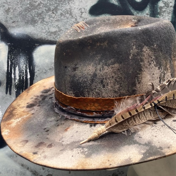 SOLD REBEL YELL Custom Dyed Festival Hat - Picture 6 of 17